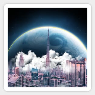 Magical Burj Khalifa Sticker